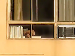 Naked mature woman spied in bedroom bed