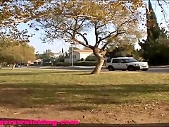 Cute big tit mommy gets monster white cock in front of dorky