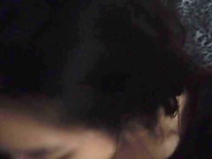 Asian gf blowjob