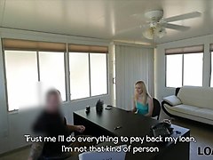 Loan4k. loan agent fucks the girl and make a hot movie