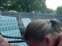 Cheating her hubby away for more booze