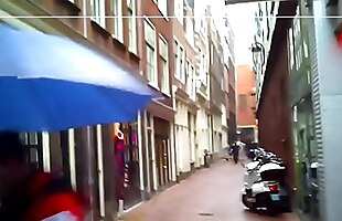 Ebony dutch hooker fucks for cash