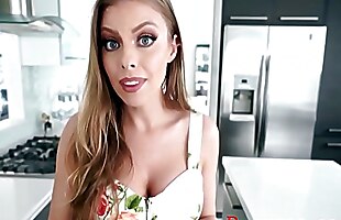 Britney Amber plays Soccer with Son's Balls