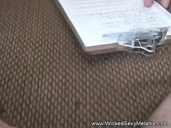 Granny doctor examines cock