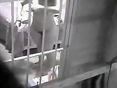 Spying neighbor`s wife