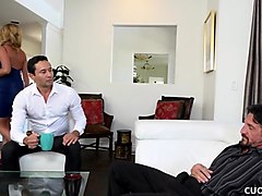 Janna hicks seduces her husband's friend while he watches