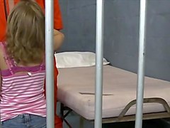 Girl sucks thick cock in prison