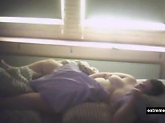 Spying my fingering chubby mom in her bedroom