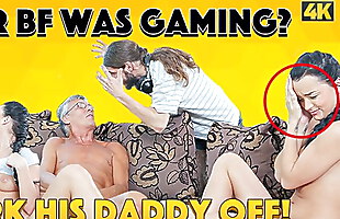 DADDY4K. Raven-haired angel Erica Black gets old and young